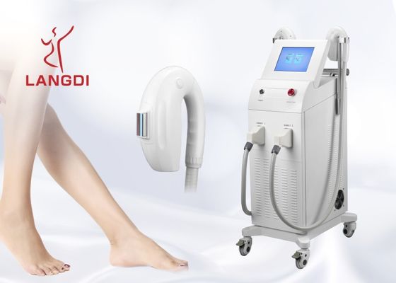 2 ανώδυνη Ipl Shr μηχανή αφαίρεσης τρίχας Handpieces για το σαλόνι ομορφιάς